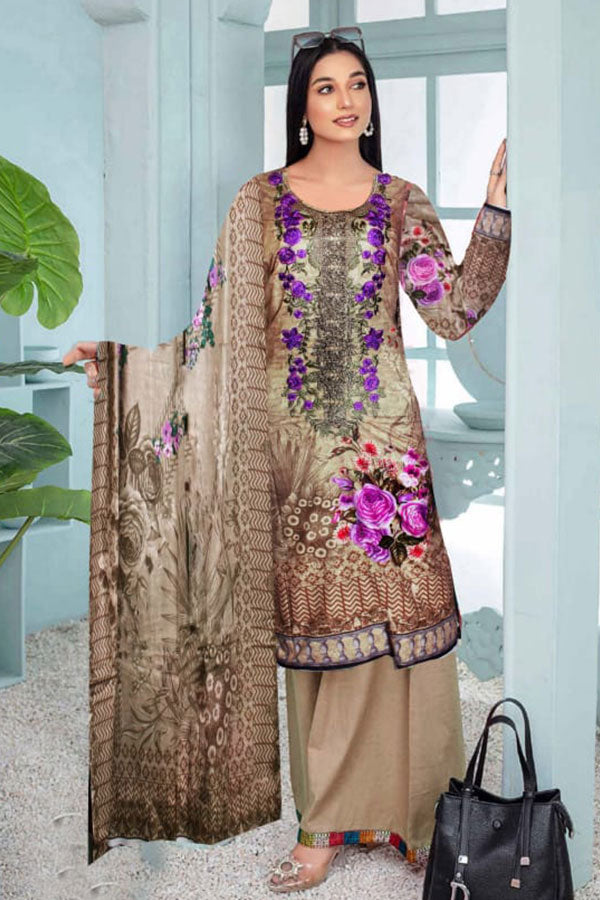 Qaswa Digital Emb Lawn`23 D#06