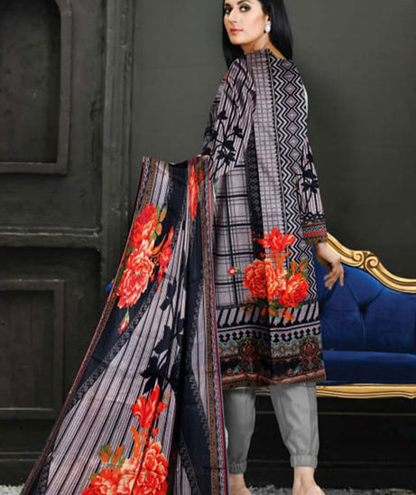 Qaswa Digital Emb Lawn`23 D#07