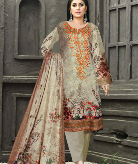 Qaswa Digital Emb Lawn`23 D#08