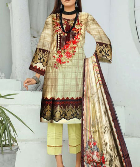 Qaswa Digital Emb Lawn`23 D#09