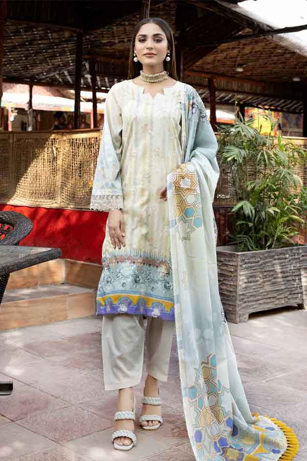 RA Aafreen C/Kari Emb Lawn`22 Vol-5 AF#30