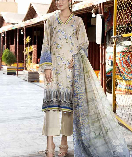 RA Aafreen C/Kari Emb Lawn`22 Vol-5 AF#36