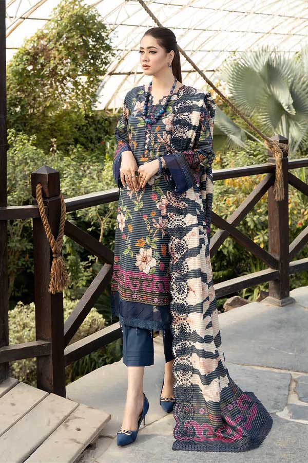 RA Aafreen Zari Lawn'23 Vol-02 AF#11
