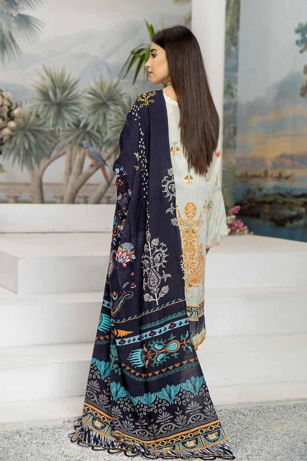 RA Aafreen Emb Slub Linen`22 D#1