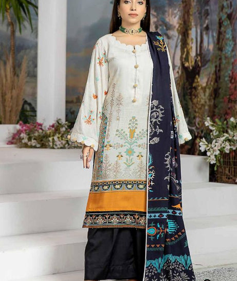 RA Aafreen Emb Slub Linen`22 D#1