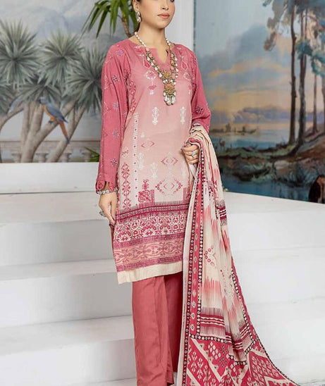 RA Aafreen Emb Slub Linen`22 D#2
