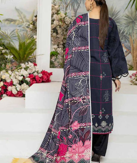 RA Aafreen Emb Slub Linen`22 D#8