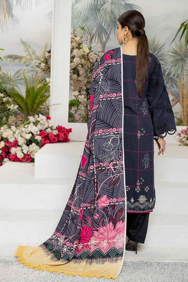 RA Aafreen Emb Slub Linen`22 D#8