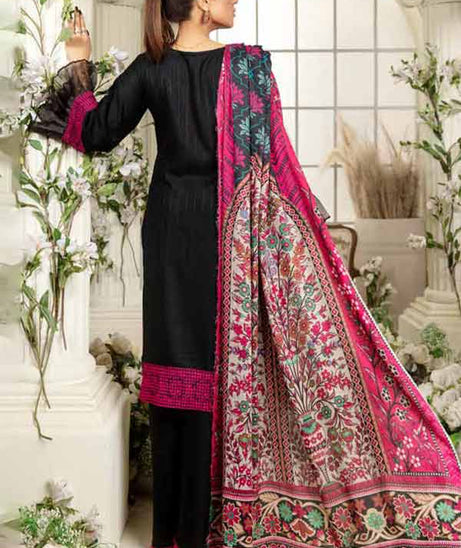 RA Blossom Emb Wool Shawl'21 D#9