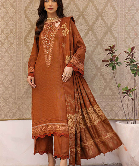 RA Dastaan Leather Peach`25 (Vol-2) DS#33