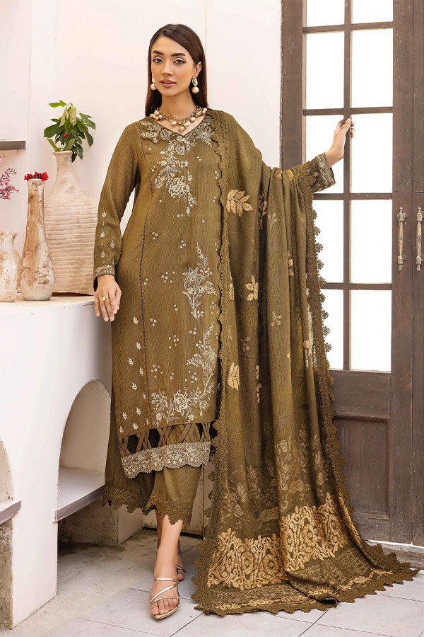 RA Dastaan Leather Peach`25 (Vol-2) DS#34