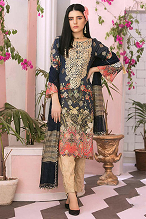 RA Hussan-E-Jahan Emb Lawn`21 D#08