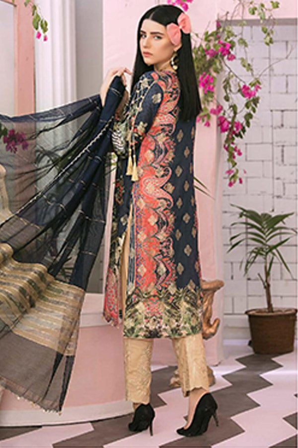 RA Hussan-E-Jahan Emb Lawn`21 D#08