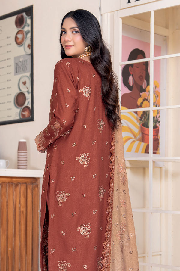 RA Junoon Emb Peach`26 D#4