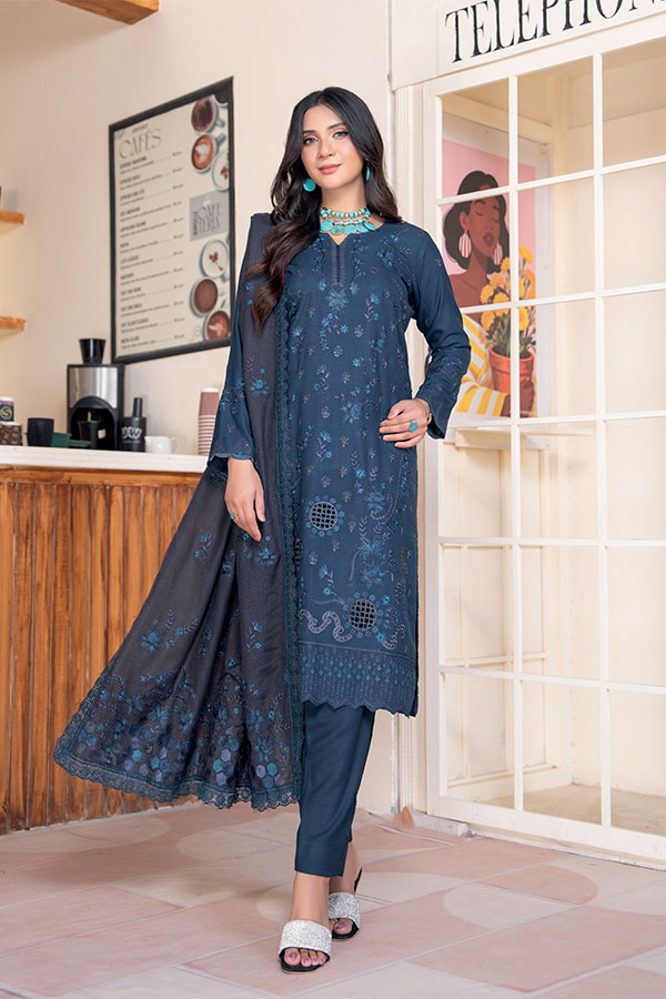 RA Junoon Emb Peach`26 D#5