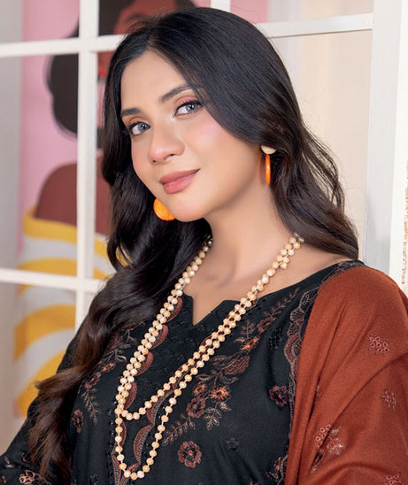 RA Junoon Emb Peach`26 D#8