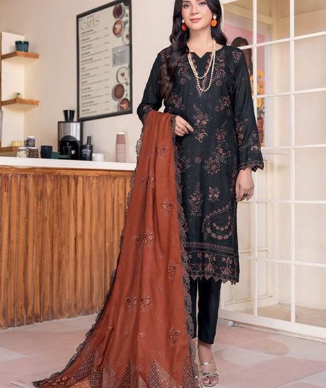 RA Junoon Emb Peach`26 D#8