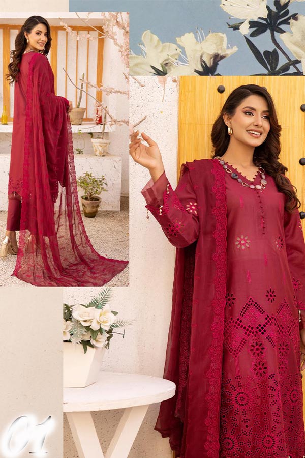 RA Mahees Nazakat Lawn`24 D#01