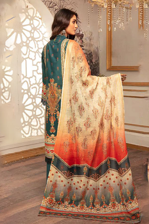 RA Mahee's S/Chikankari Lawn'22 Vol-16 D#4