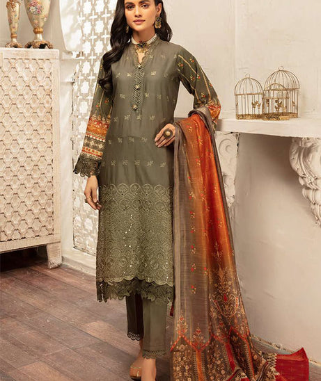 RA Mahee's S/Chikankari Lawn'22 Vol-16 D#7
