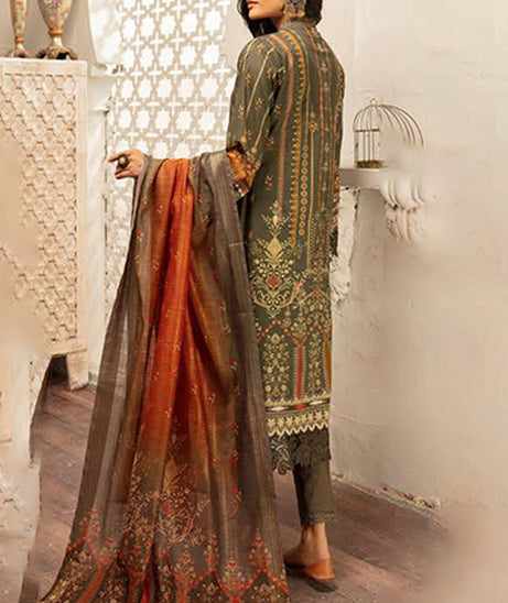 RA Mahee's S/Chikankari Lawn'22 Vol-16 D#7