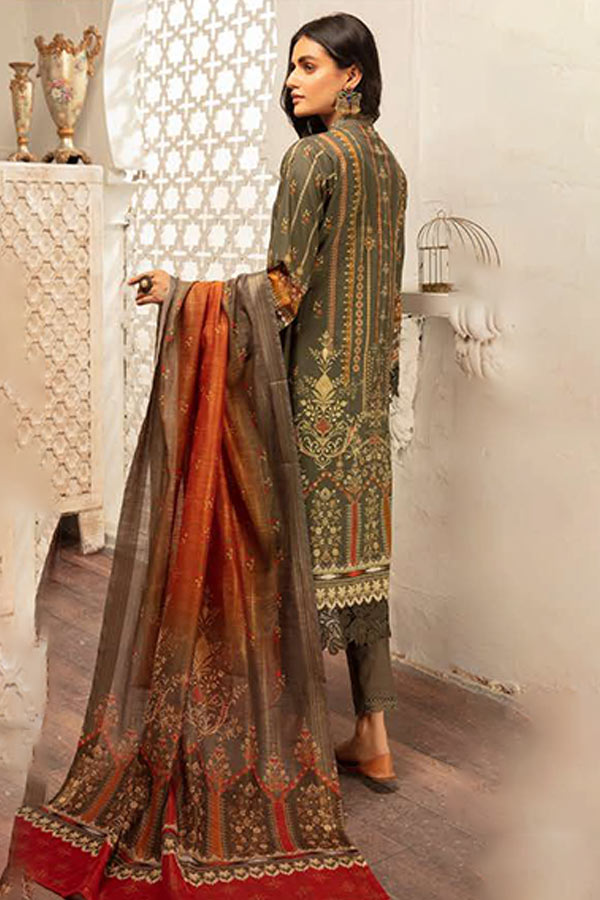 RA Mahee's S/Chikankari Lawn'22 Vol-16 D#7