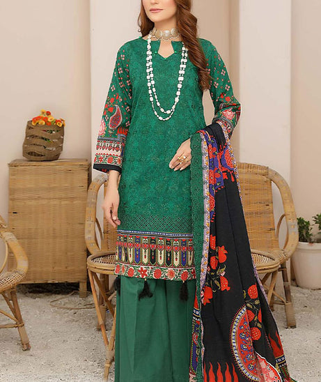 RA Mashal D/Print Slub Khaddar`21 D#03
