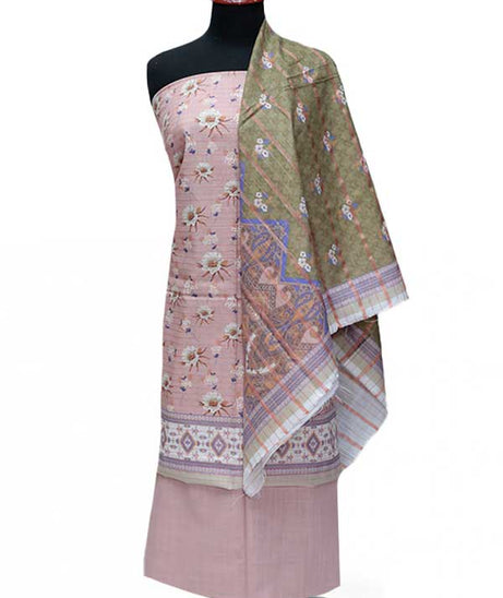 BA Zari Print Khaddar`24 D#01 LT-Pink