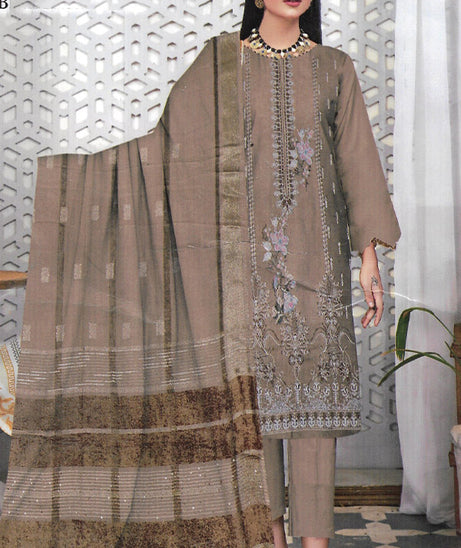 RA Zari Slub L/Peach`23 D#9143-1