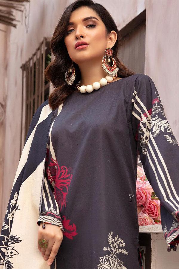 RA Zarki`s Printed Khaddar`21 D#10