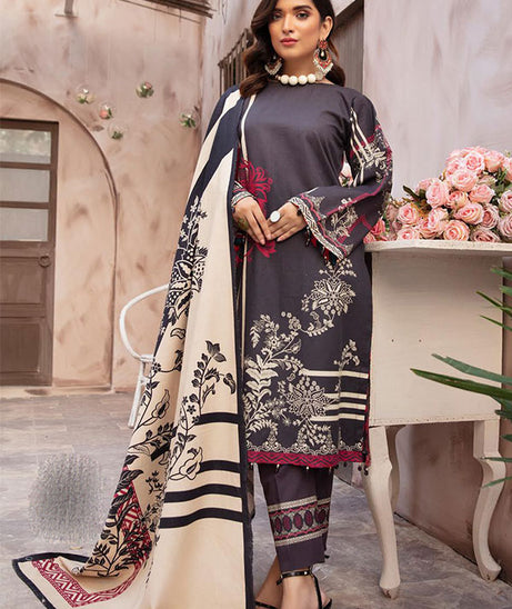RA Zarki`s Printed Khaddar`21 D#10