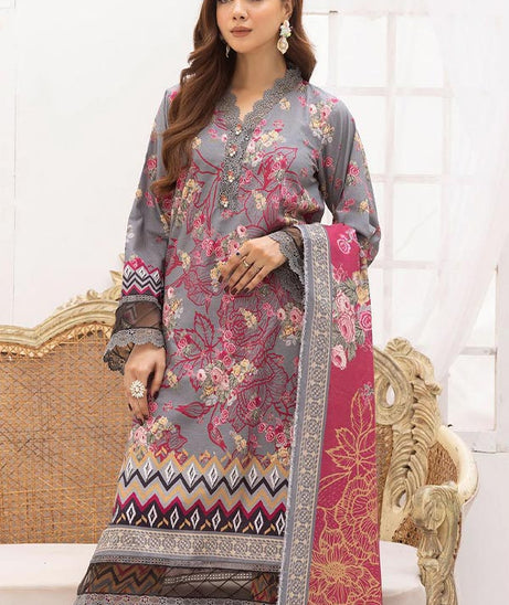 RA Zarki`s Print Khaddar`24 ZK#10