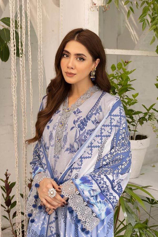 RA Zarki`s Print Khaddar`24 ZK#02