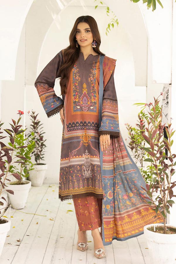 RA Zarki`s Print Khaddar`24 ZK#03