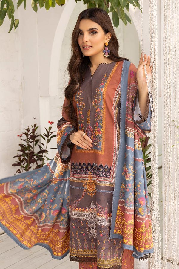 RA Zarki`s Print Khaddar`24 ZK#03