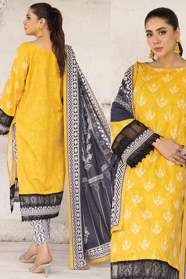 RA Zarki`s Print Khaddar`24 ZK#04