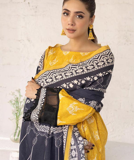 RA Zarki`s Print Khaddar`24 ZK#04