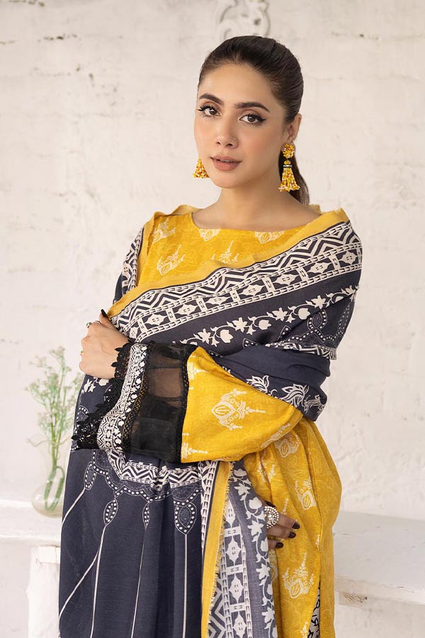 RA Zarki`s Print Khaddar`24 ZK#04