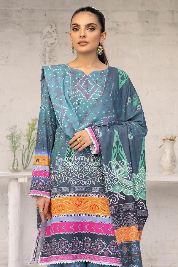 RA Zarki`s Print Khaddar`24 ZK#05