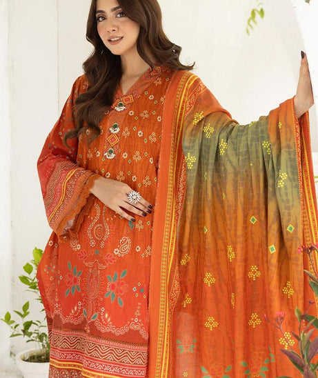 RA Zarki`s Print Khaddar`24 ZK#06