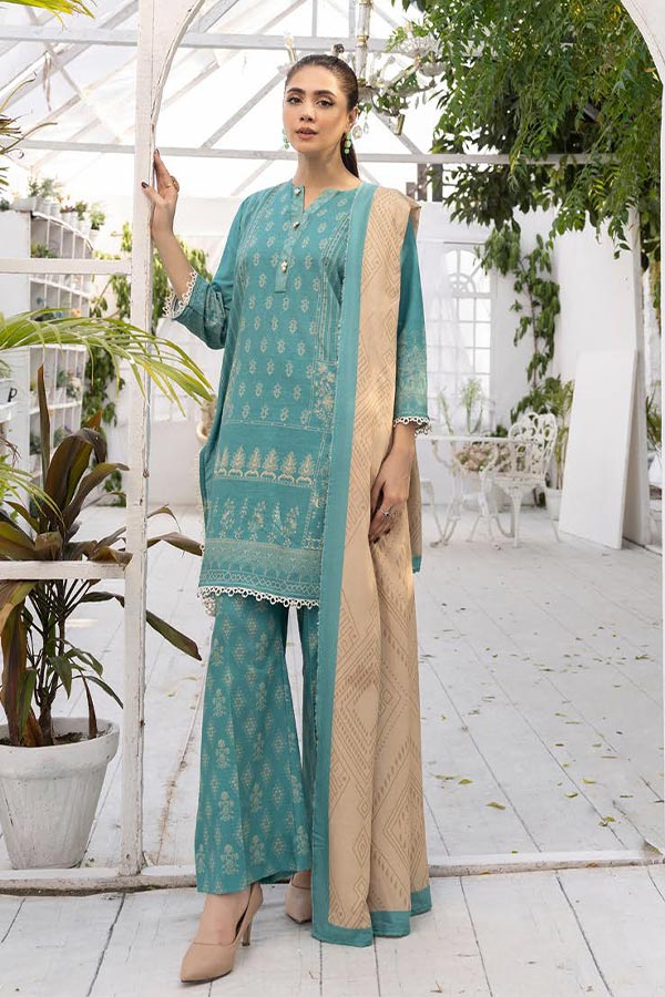 RA Zarki`s Print Khaddar`24 ZK#08