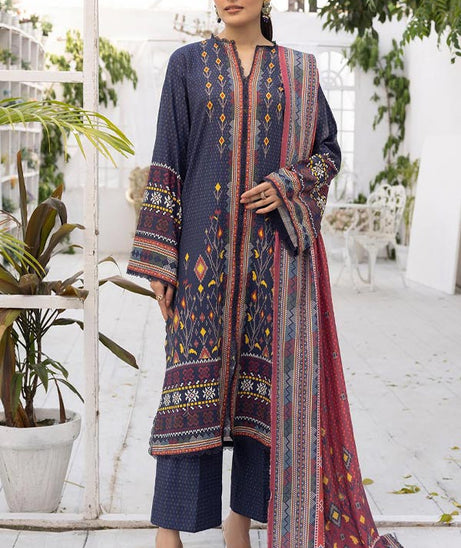 RA Zarki`s Print Khaddar`24 ZK#09