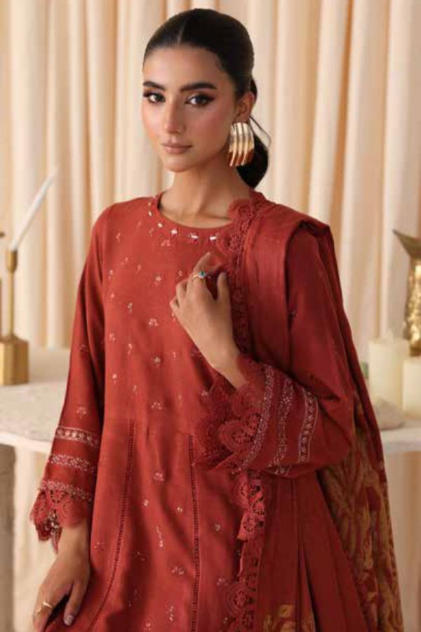 RA Dastaan Leather Peach`25 Vol-2 DS#07