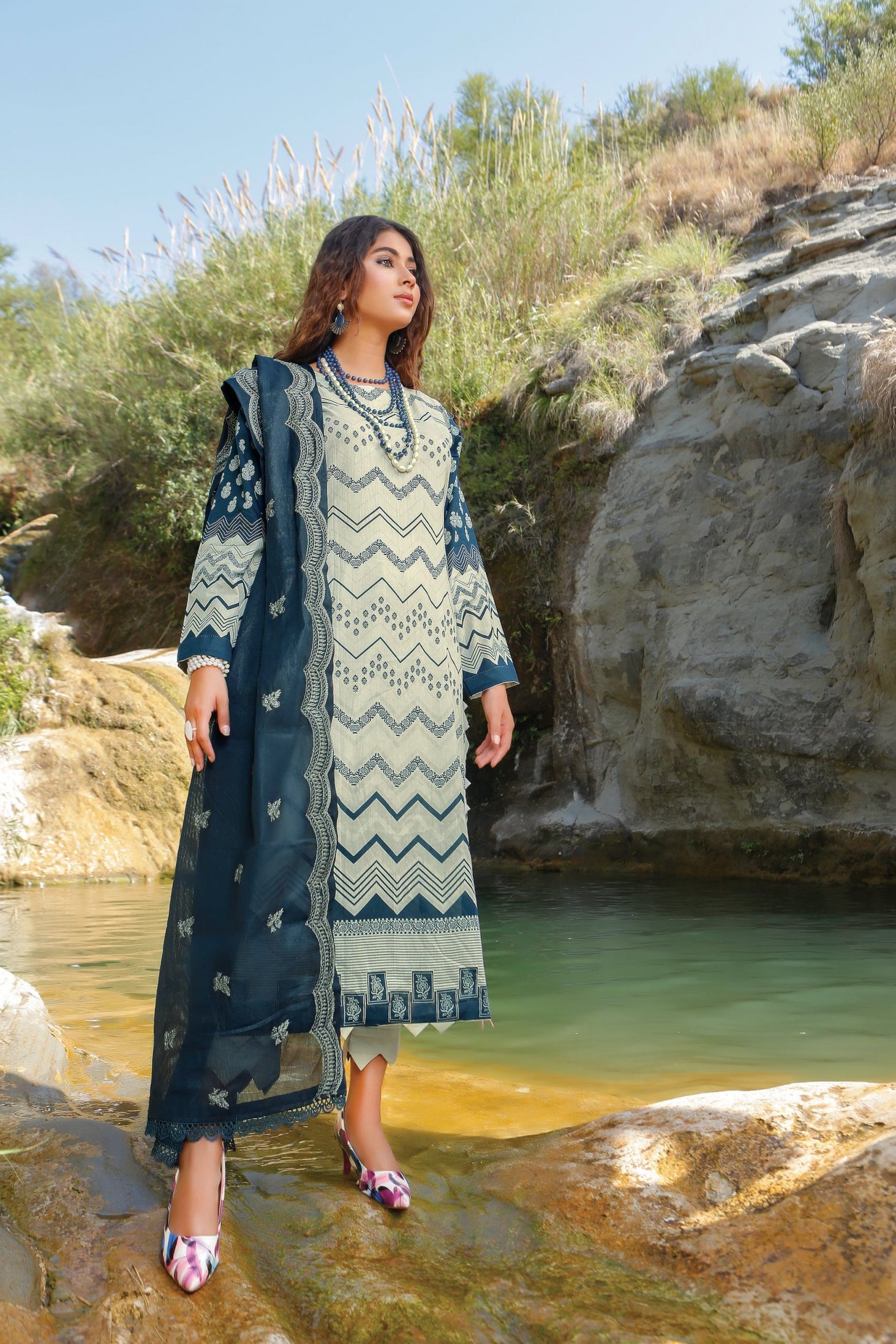 Safa Noor Digital Lawn`23 SN#07