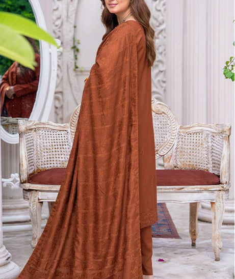RA Musfirah Peach Wool`26 D#04