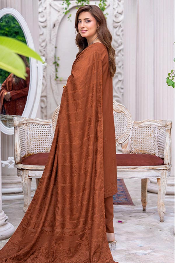 RA Musfirah Peach Wool`26 D#04