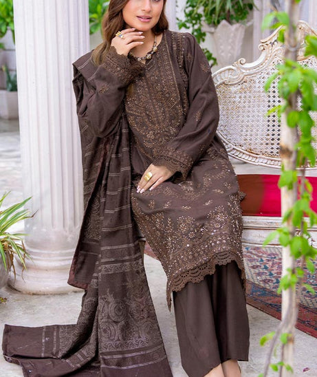 RA Musfirah Peach Wool`26 D#08