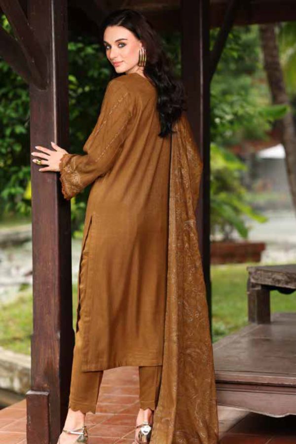 RA Tehzeeb Emb L-Peach`25 Vol-2 TL#449