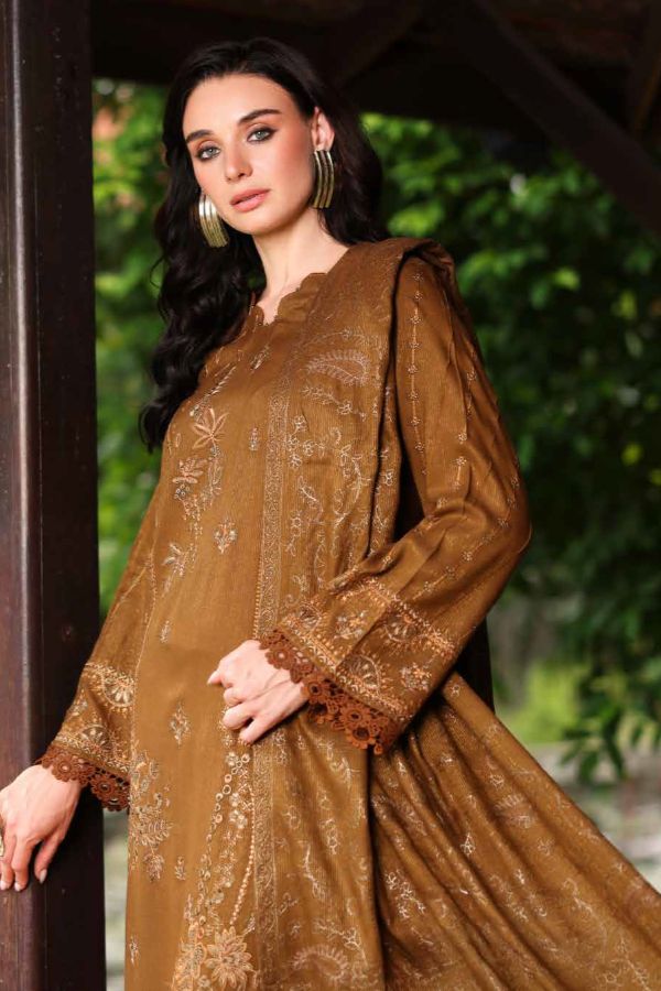 RA Tehzeeb Emb L-Peach`25 Vol-2 TL#449