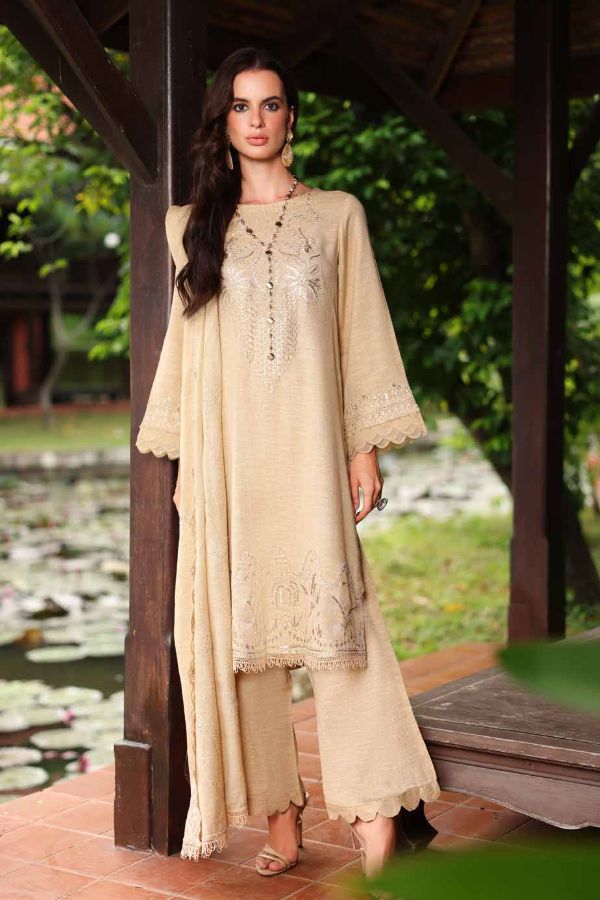 RA Tehzeeb Emb L-Peach`25 Vol-2 TL#450